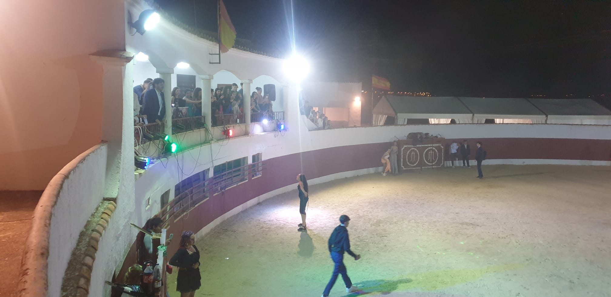 Plaza de toros nocturna